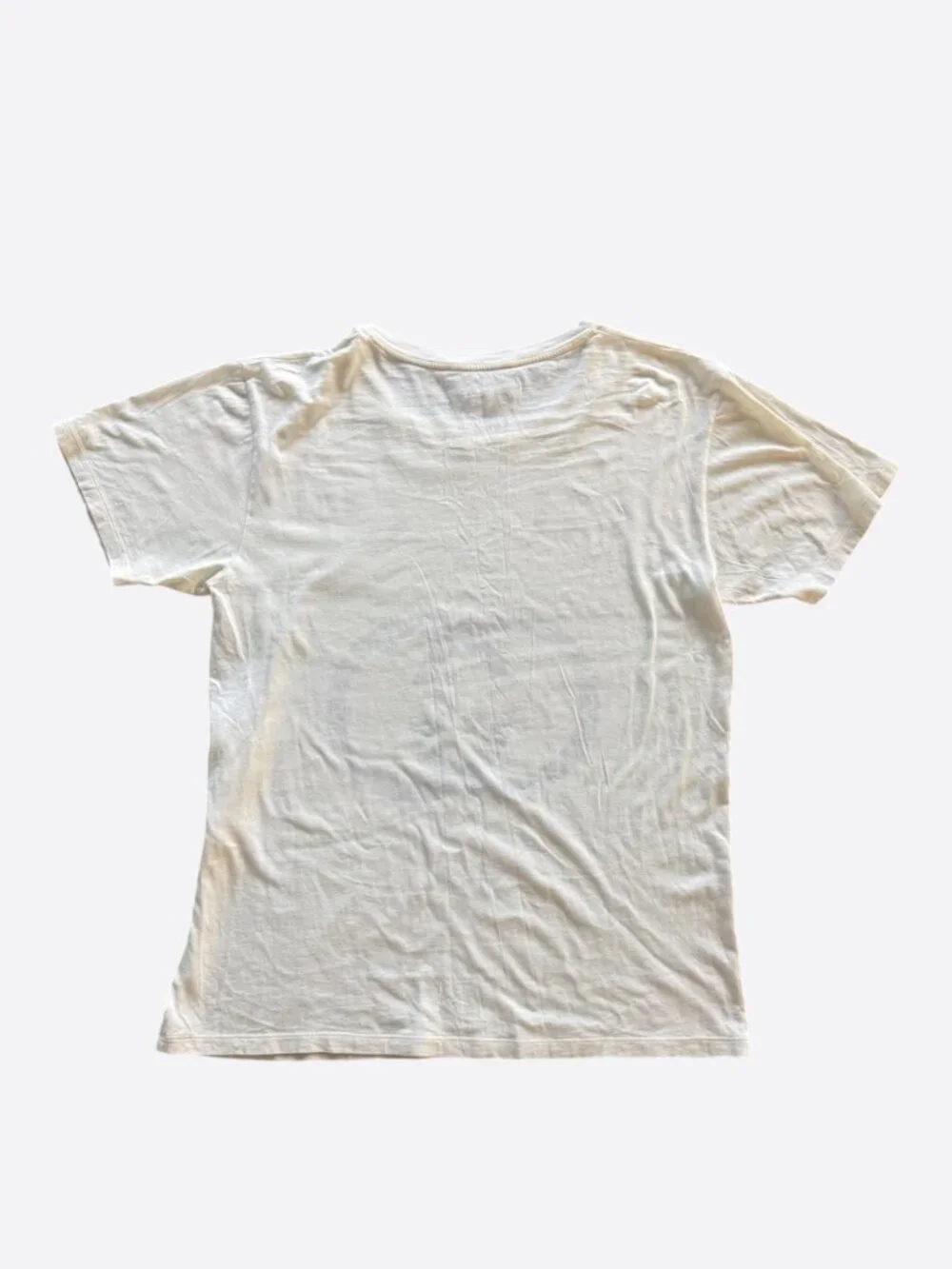 Gucci White & Black Interlocking GG Logo T-Shirt